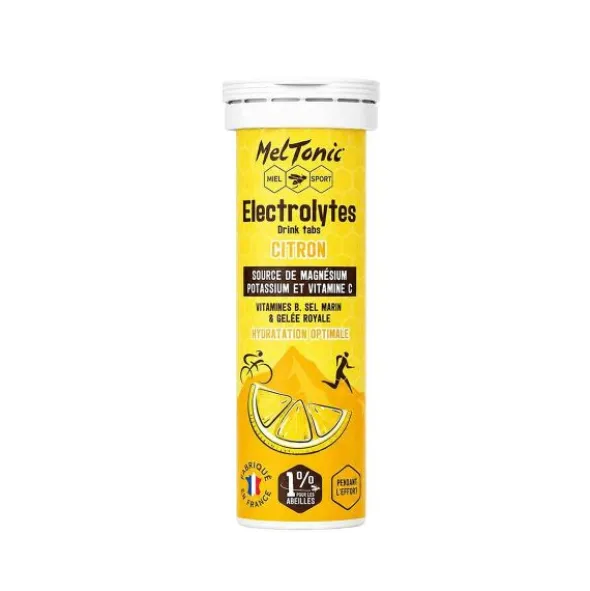 Tube de pastilles électrolytes Meltonic - Citron