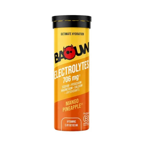 Tube de pastilles électrolytes Baouw - Mangue, ananas